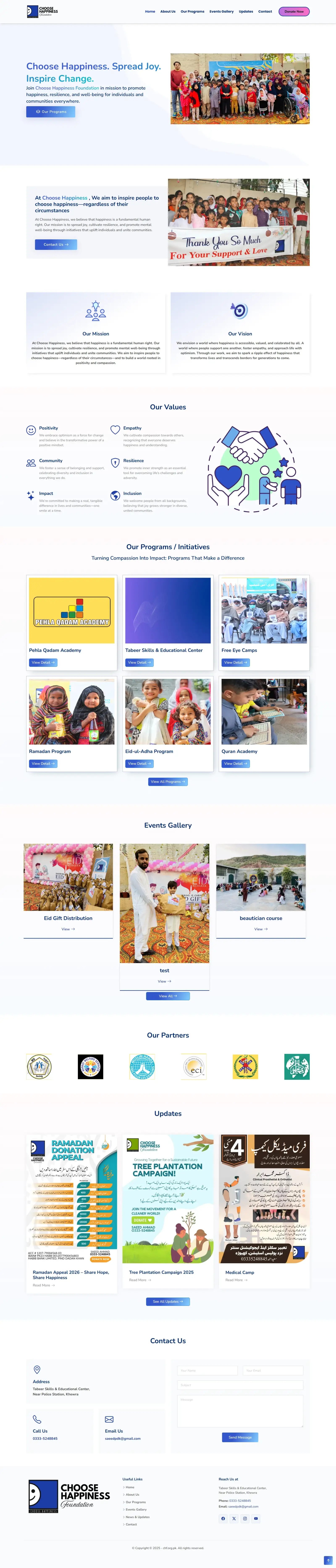 Choose Happiness Foundation (CHF)